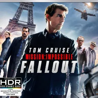 Mission Impossible Fallout 4k Code Vudu Only won't port