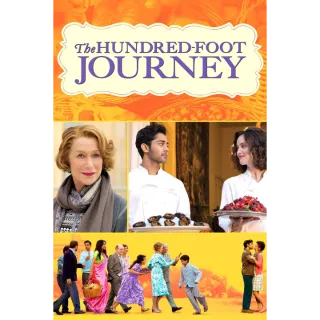 The hundred foot journey digital movie code HD Google Play/GP ports to iTunes and Vudu