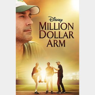 Million Dollar Arm HD Google Play Redeem Ports To MA, ports to vudu, iTunes, and Google Play