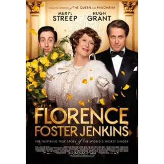 Florance foster Jenkins HD Digital Movie Code Vudu Only won't port.