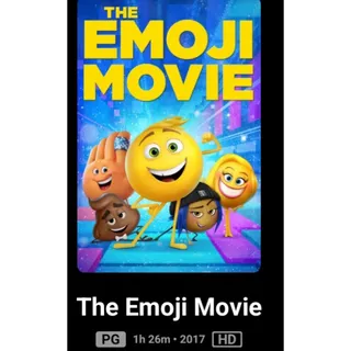 The emoji movie HD Digital Code Movies Anywhere MA Or  vudu ,ports To  iTunes, Google Play and Amazon.