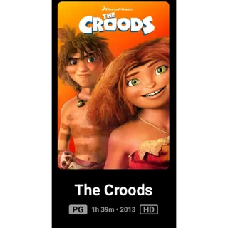 Croods HD Digital Code Movies Anywhere MA Or  vudu ,ports To  iTunes, Google Play and Amazon.