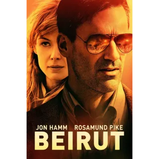 Beirut HD Digital Code Movies Anywhere MA Or  vudu ,ports To  iTunes, Google Play and Amazon.