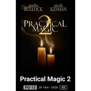 2026 4k practical magic 2  Digital Movie Code Redeem MA Only, Ports