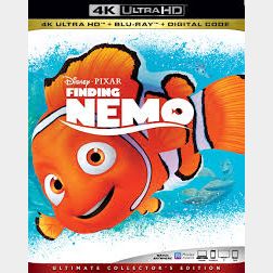 Finding nemo 4k iTunes digital movie code ports to Vudu, MA, amazon, Gp
