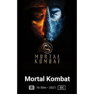 Mortal kombat 2021 movie 4k Movies Anywhere digital movie code ports to Vudu, MA, amazon, Gp