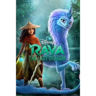 Raya and the last dragon HD digital movie code Google Play/GP ports to iTunes and Vudu