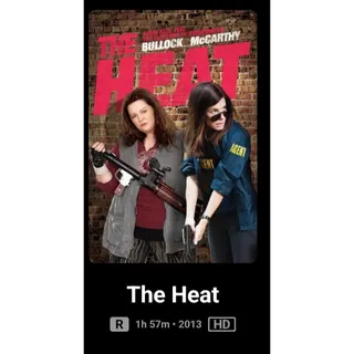 The Heat HD movie redeem on Movies Anywhere Or Fandango At Home digital movie code ports to Vudu, MA, amazon, Gp