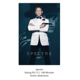 007 Spectre Redeems on vudu or GP HD or 4k iTunes  Digital Movie Code Won't port