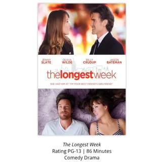 The longest week HD Digital Code Movies Anywhere MA Or  vudu ,ports To  iTunes, Google Play and Amazon.