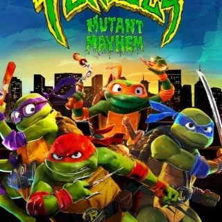 Teenage Mutant Turtles Mutant Mahem Digital movie code 4k Code fandango at home Only wont port