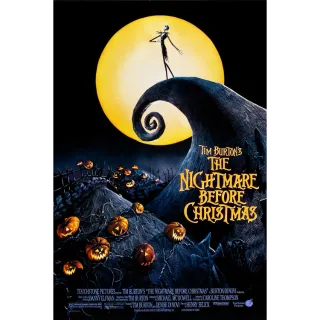 Nightmare before Christmas digital movie code HD Google Play Redeem Ports To MA, ports to vudu, iTunes, and Google Play