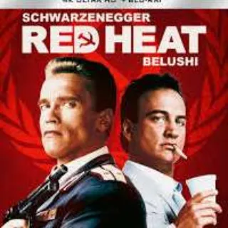 Red Heat 4k Digital Movie Code Vudu Arnold Schwarzenegger And  Jim Belushi