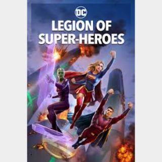 Legion of super heroes HD digital movie Code Vudu or Movies Anywhere MA.