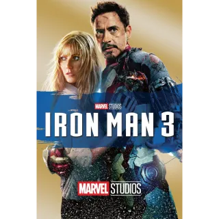 Iron Man 3 HD Google Play/GP ports to iTunes and Vudu
