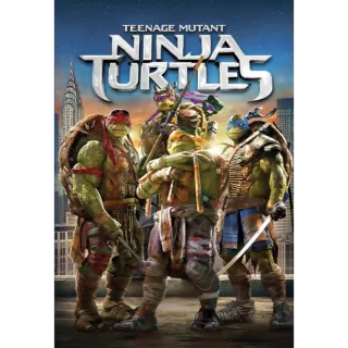 TNMT Teen Age Mutant Ninja Turtles 2014 Digital Movie Code HD vudu only Won't port