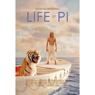 Life Of Pi  SD  Digital Movie Code Itunes Only ports Everywhere.