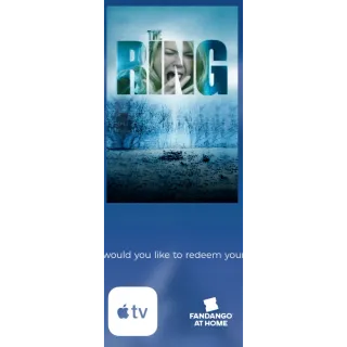 The Ring Digital movie code 4k Code fandango at home or itunes wont port
