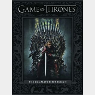 Game of thrones season 1 S1 HD iTunes digital code won't port