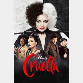 Cruella Digital HD Google Play code ports to vudu and iTunes