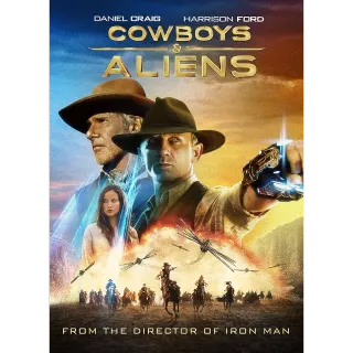Cowboys And Aliens HD Code Itunes, ports to vudu, MA, Google Play and Amazon.