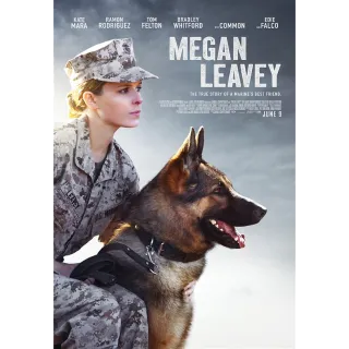 Megan Leavey HD Digital Movie Code Vudu or Movies Anywhere MA only.