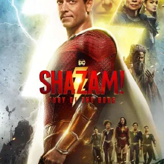Shazam 2 Fury Of The Gods 4k Digital Code Movies Anywhere MA, ports to vudu, iTunes, Google Play