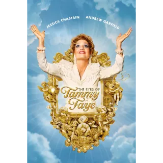 The eyes of Tammy Faye HD Digital Movie Code Vudu or Movies Anywhere MA only.