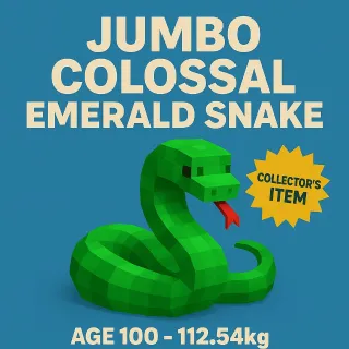 JUMBO Colossal Emerald Snake - 112.54kg