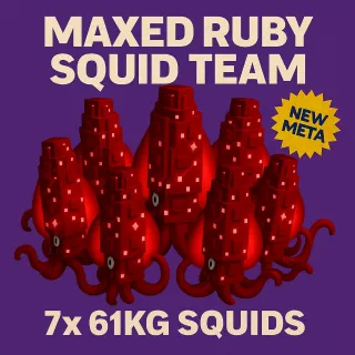 Nightmare Ruby Squid Team - 7 x 61kg+