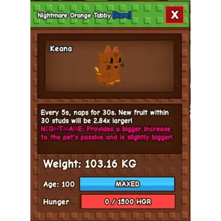 Huge-Titanic Orange Tabby Team (8x)