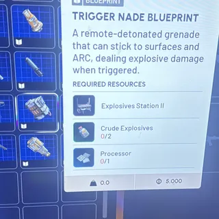 Trigger Nade Blueprint