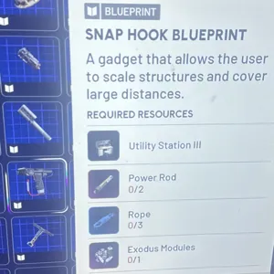 Snap Hook Blueprint