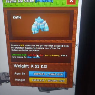 FESTIVE RBH ICE GOLEM