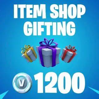 1200 V-Bucks Gifted / Vbucks Fortnite