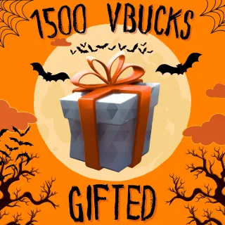 1500 V-Bucks (GIFT) / VBUCKS FORTNITE