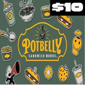 Potbelly $10 Gift Card