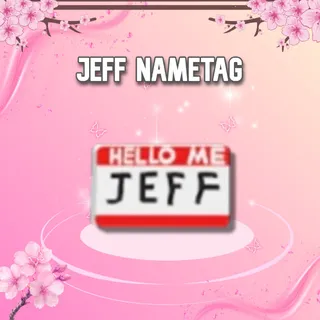 Jeff Nametag