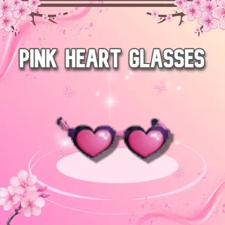 Pink Heart Glasses