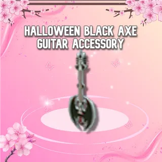 Halloween Black Axe Guitar Accessory