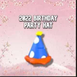 2022 Birthday Party Hat