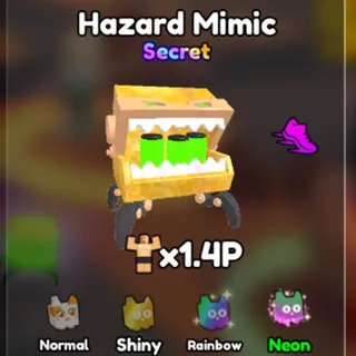 x1.4P (NEON) HAZARD MIMIC | GYM STAR