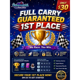 🏆 TRANSYLVANIA RACERS — FULL CARRY! 🏆