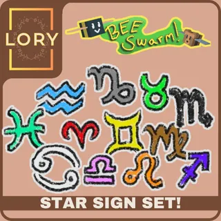 STAR SIGN SET | BEE SWARM SIMULATOR