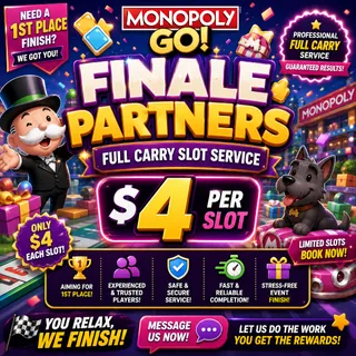 🏆 MONOPOLY GO! FINALE PARTNERS – FULL CARRY SERVICE 🏆