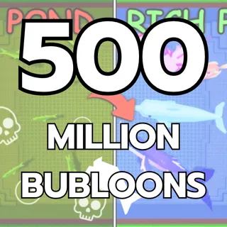 500 MILLION | OWN A FISH POND