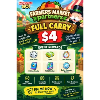 🌾 MONOPOLY GO — FARMER MARKET PARTNERS! 🌾