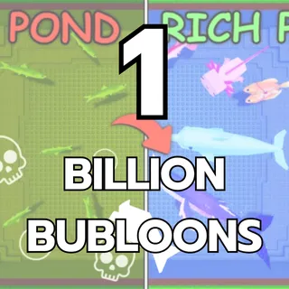 1 BILLION | OWN A FISH POND