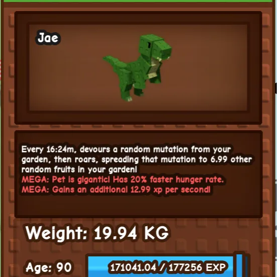 MEGA HUGE T REX AGE 90 - Roblox Game Item - Gameflip