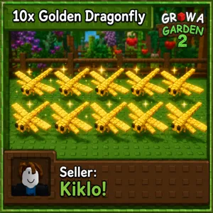 5X - Gold Dragonflies